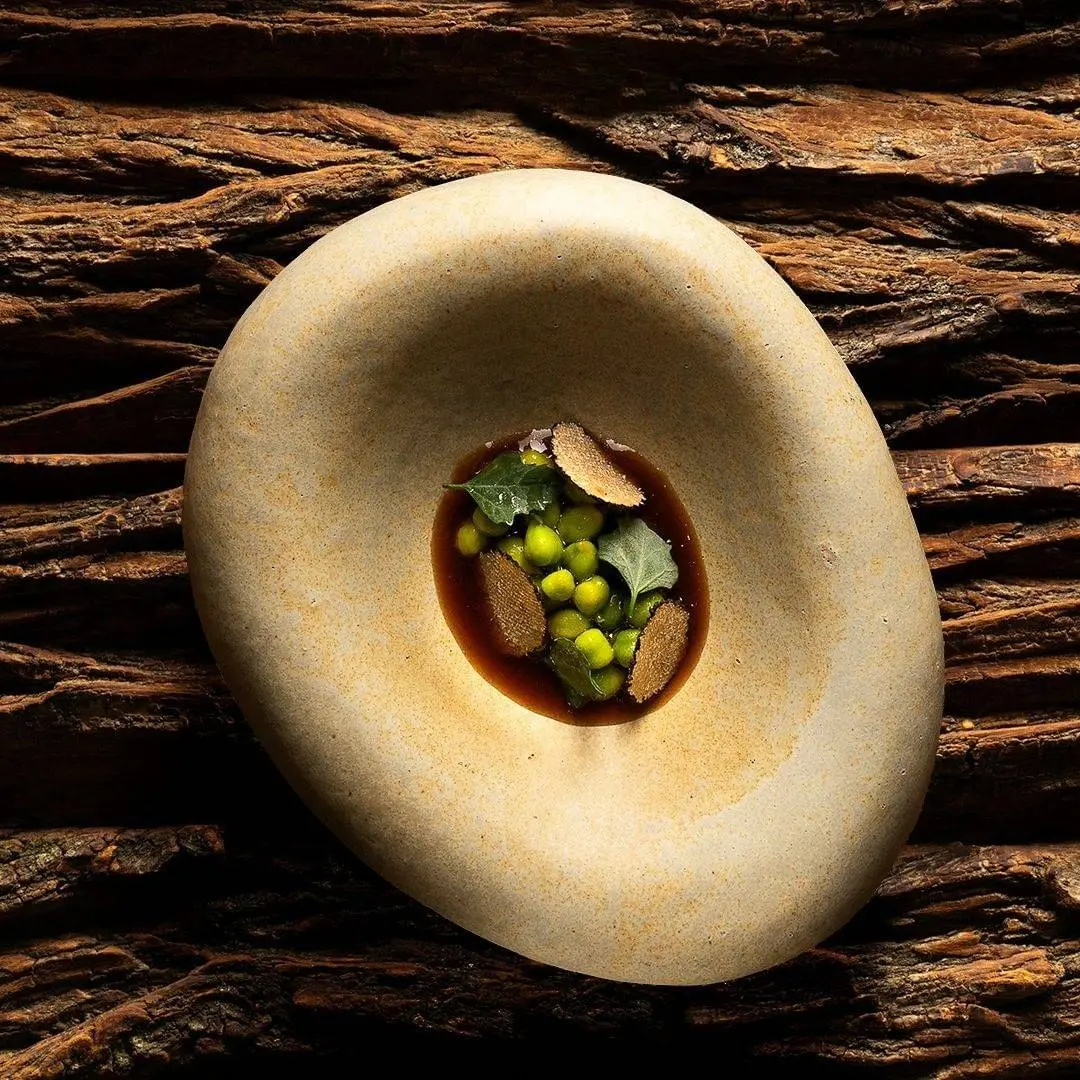 creation thumb for Chickpea in Green with Summer Truffle and Chenopodium