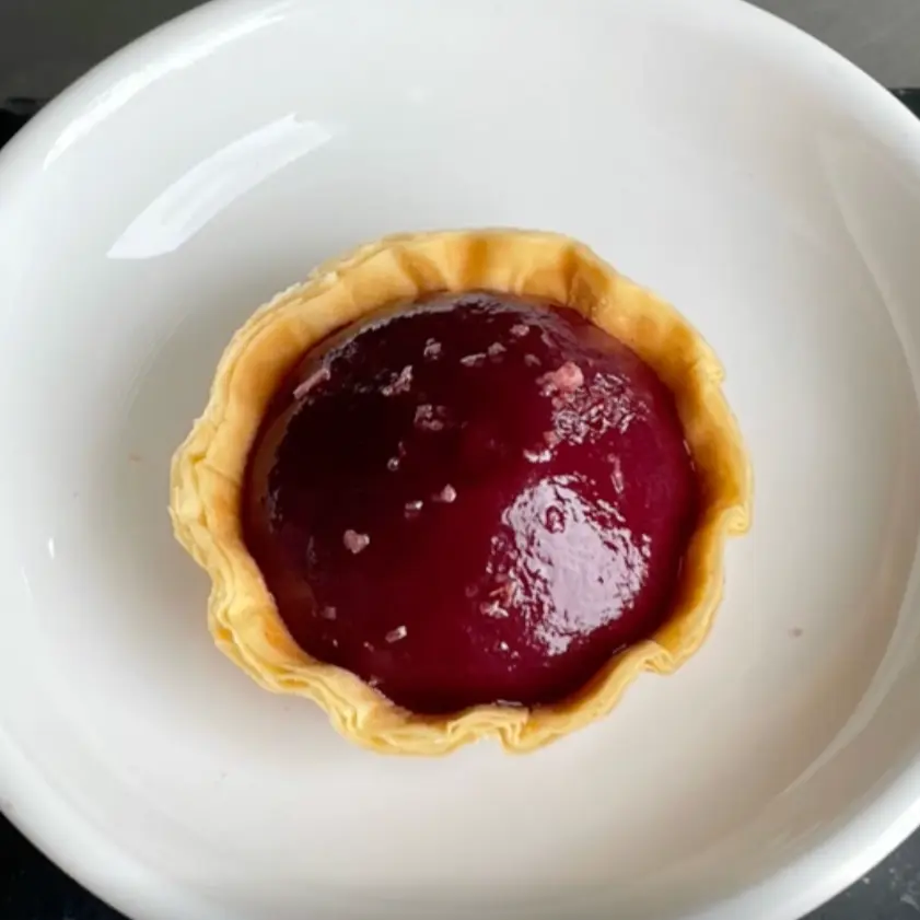 creation thumb for Beetroot & Wild Berry Tart