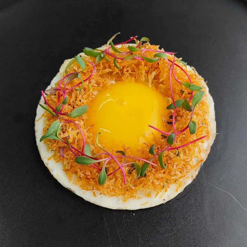 creation thumb for Egg & Potato with Wild Nagori Methi