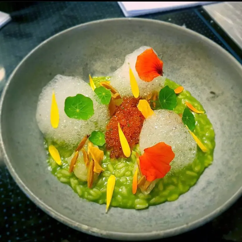 creation thumb for Risotto with parsley and langoustine
