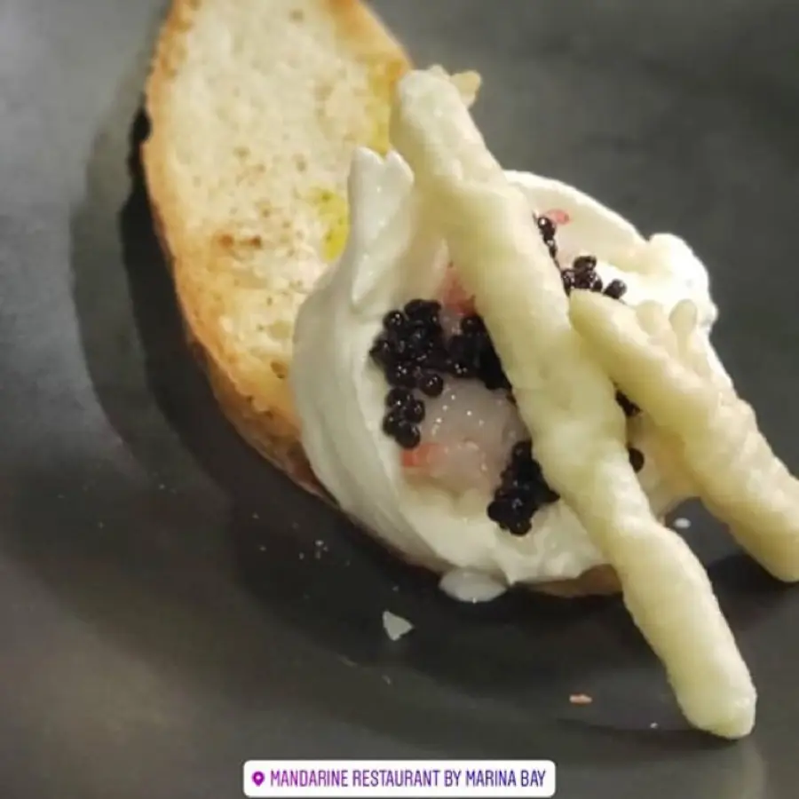 creation thumb for Burrata,caviar,viola and tempura pumpkin 🙂