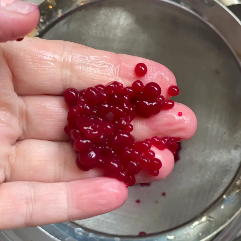 creation thumb for Pickled Beet Caviar (NoWaste Recipe )