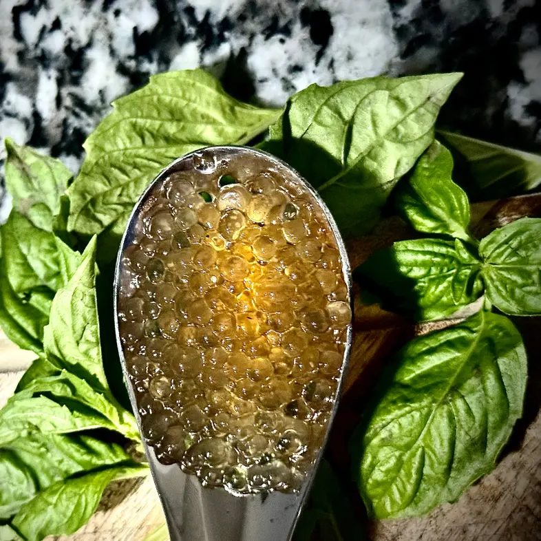 creation thumb for Basil Caviar - Basil Perls
