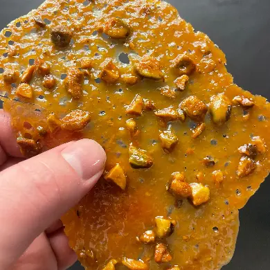 creation thumb for Orange & pistachio florentine tulie