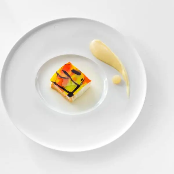 creation thumb for Line-caught Sea Bass, bergamot, elderflower vinaigrette