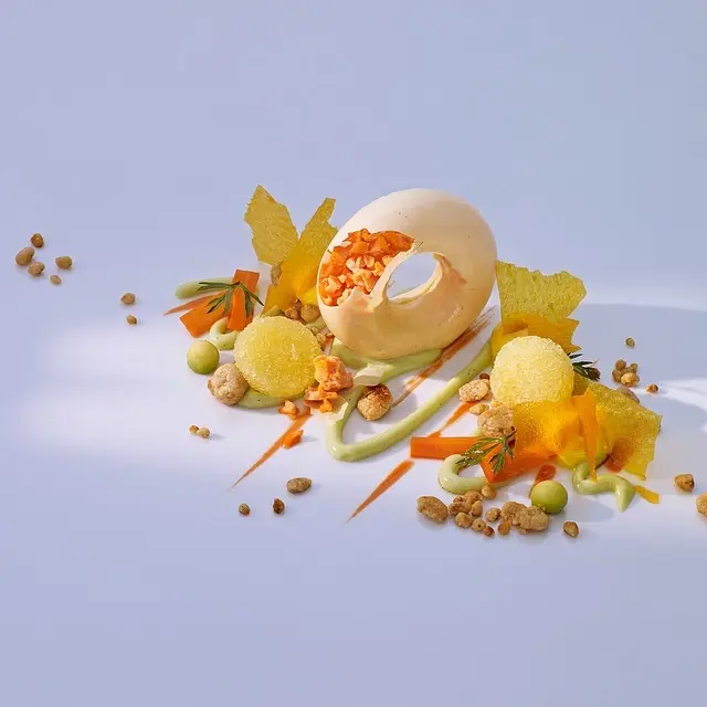 creation thumb for Perfect Dessert with carot, avocado & hazelnut