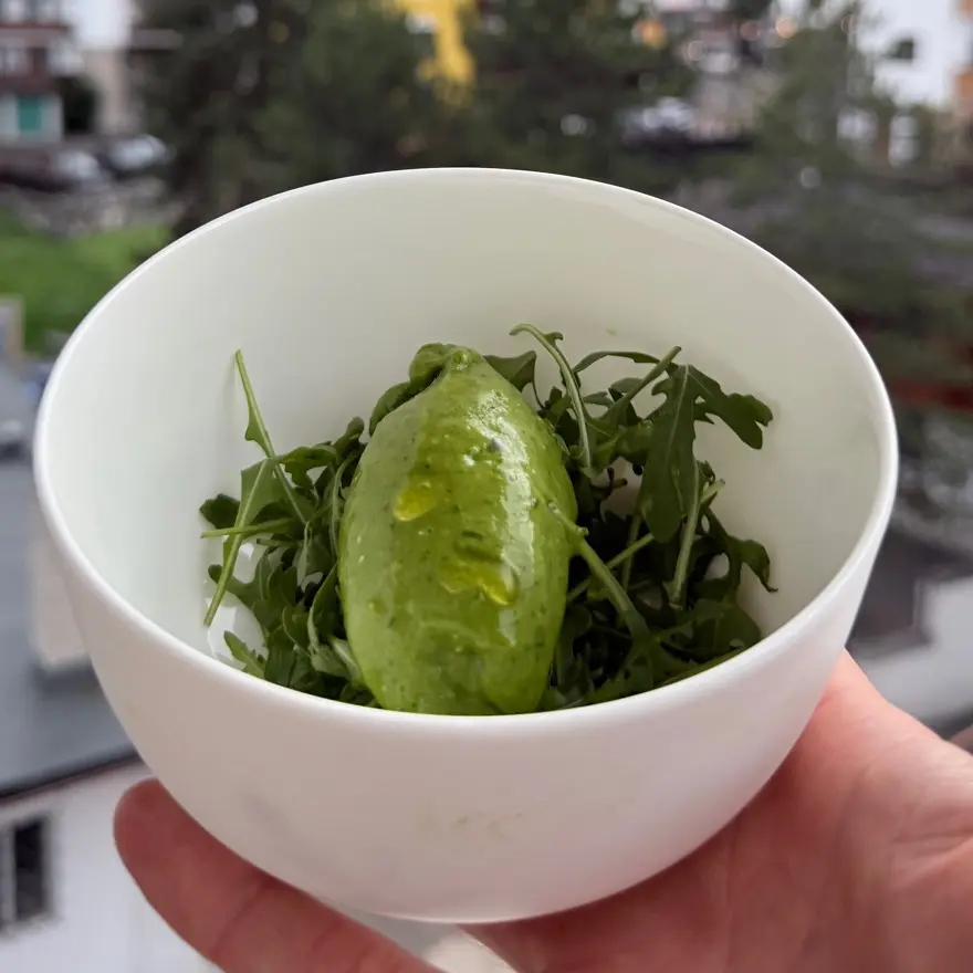 creation thumb for Rocket–Apple Sorbet with Coconut Milk