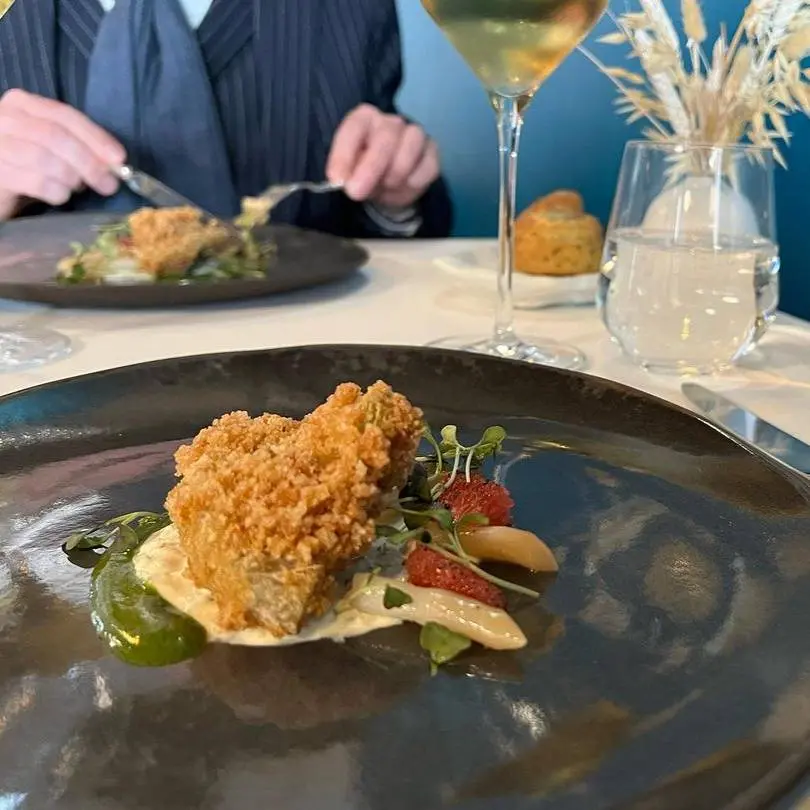 creation thumb for Fried artichoke, Razor Clam, Grapefruit