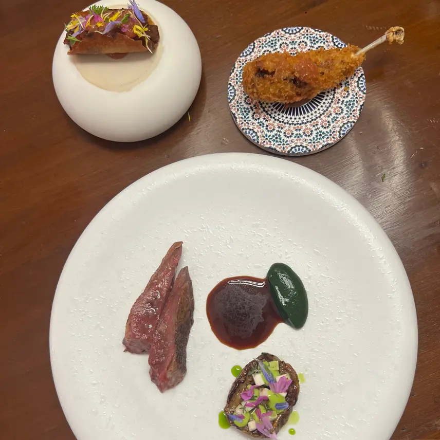 creation thumb for Pigeon, Figs, Porcini Mushrooms