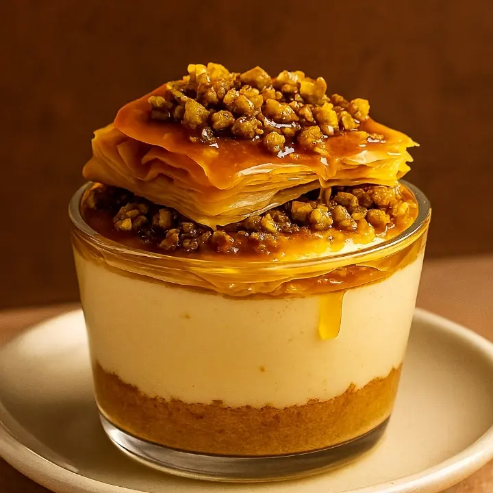 creation thumb for Baklava Cheesecake Cup