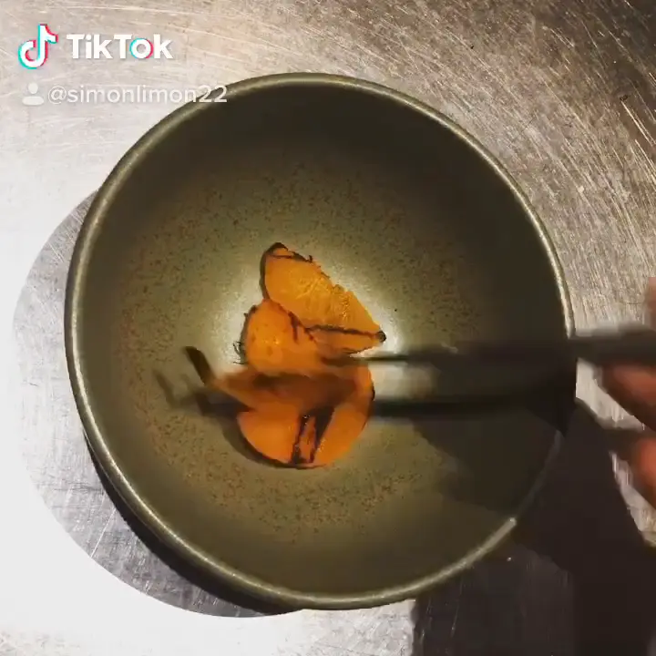 creation thumb for Cabeza Clava: Grilled Apricot | White Peach | Pisco Italia | Caramelized Chocolate