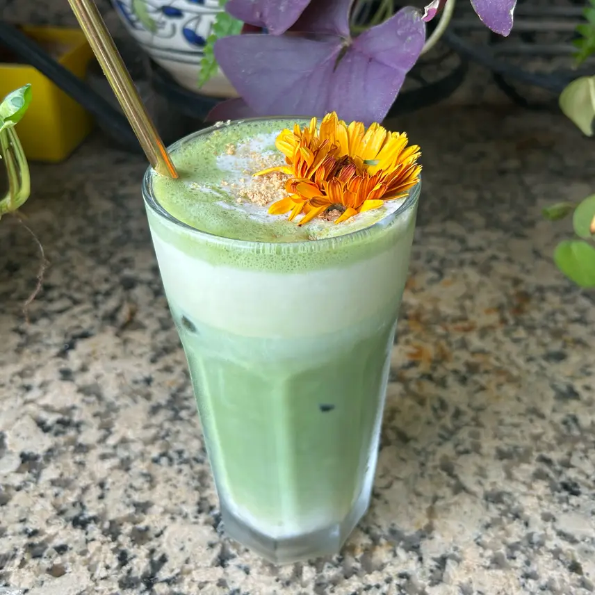 creation thumb for 🍵 Shortbread Iced Matcha Latte