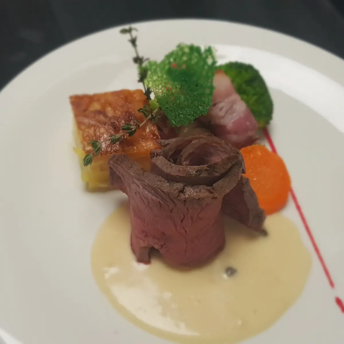creation thumb for Roastbeef with Madakascar sauce