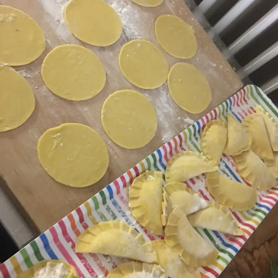 creation thumb for Ravioli Con ricotta spinaci 🤗