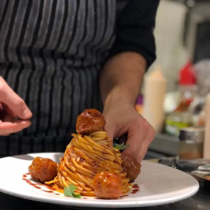 creation thumb for Meatball with linguine