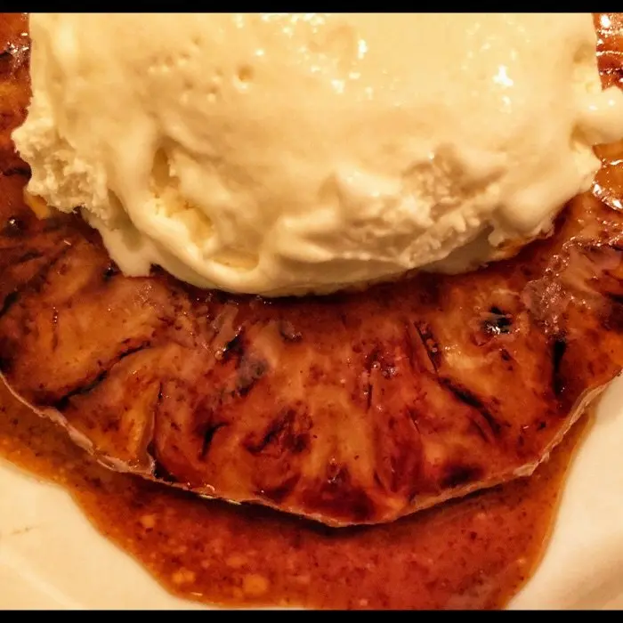 creation thumb for Grilled pineapple/caramel