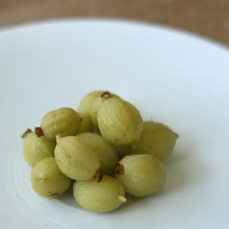 creation thumb for Pickled Underripe Gooseberries