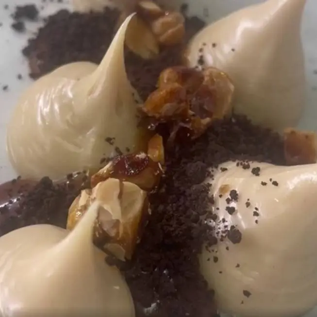 creation thumb for Peanut Butterscotch Cream with Chocolate Crumble