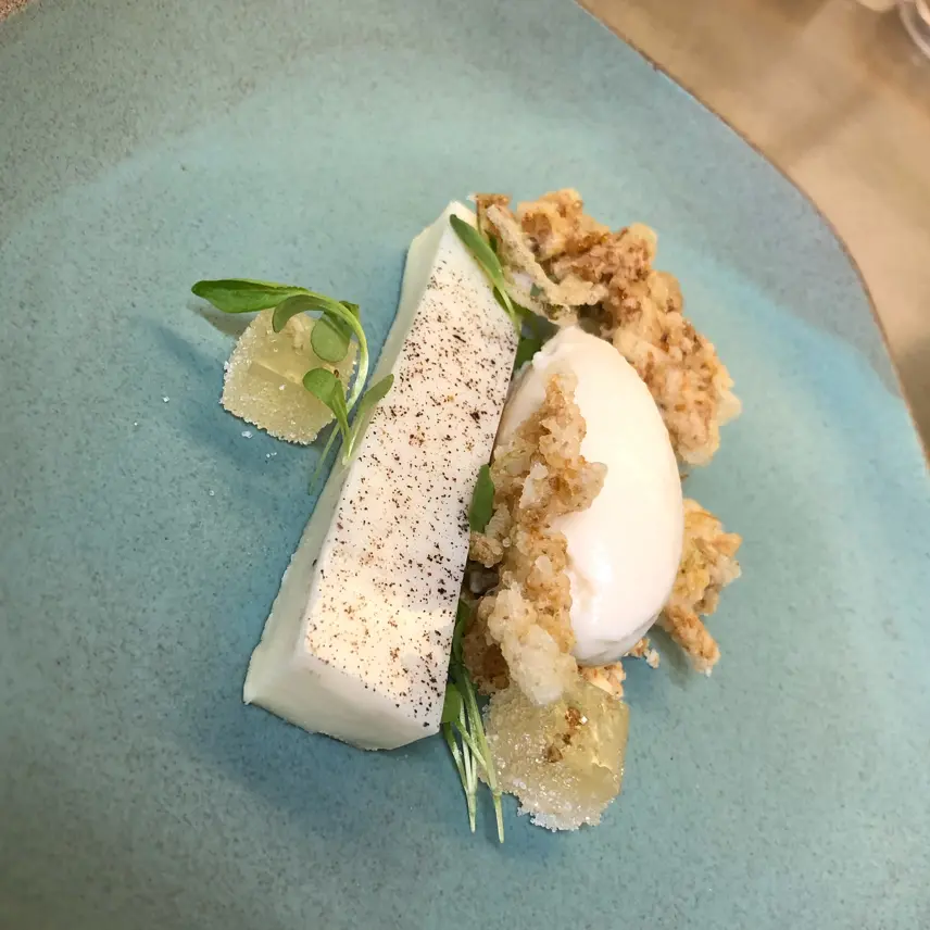 creation thumb for Elderflower 4-way, flexible chocolate, jelly, sorbe, tempura