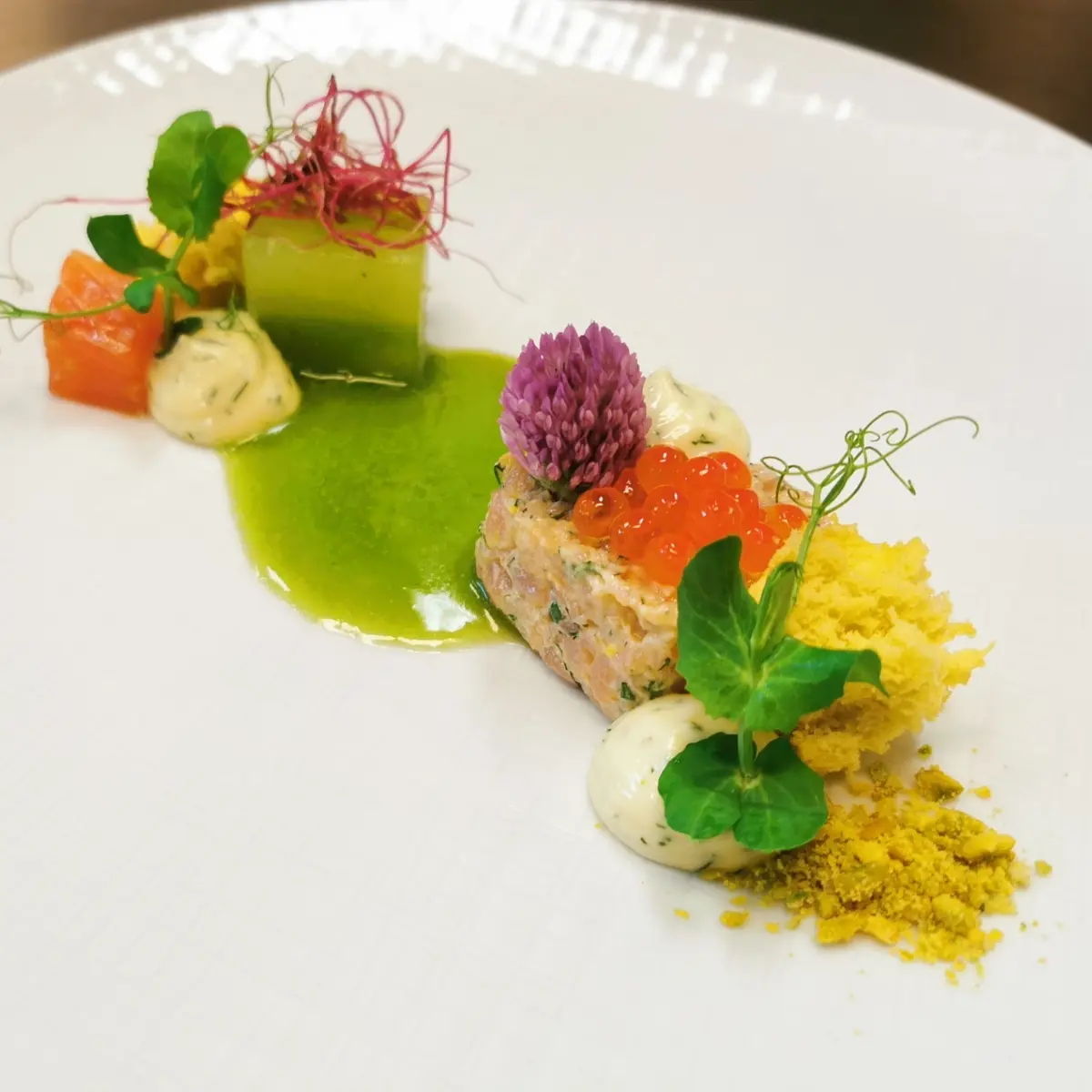 creation thumb for Salmon/Cucumber/Pistachio