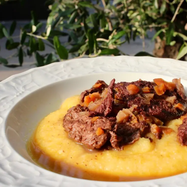 creation thumb for Vegan polenta and brasato