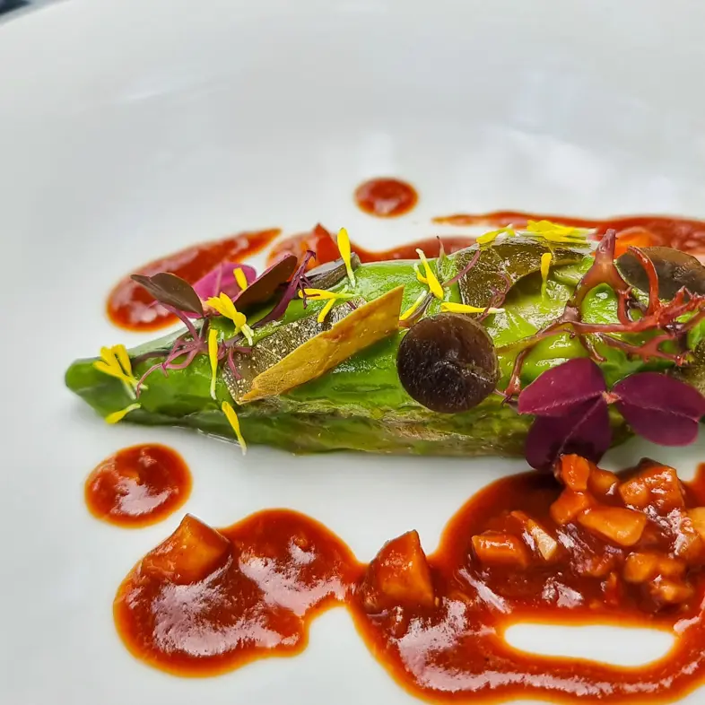 creation thumb for Lettuce, Tiger Prawns  & Seaweed