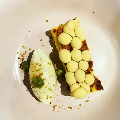 creation thumb for Pan de maiz, multisphere of nata, polen