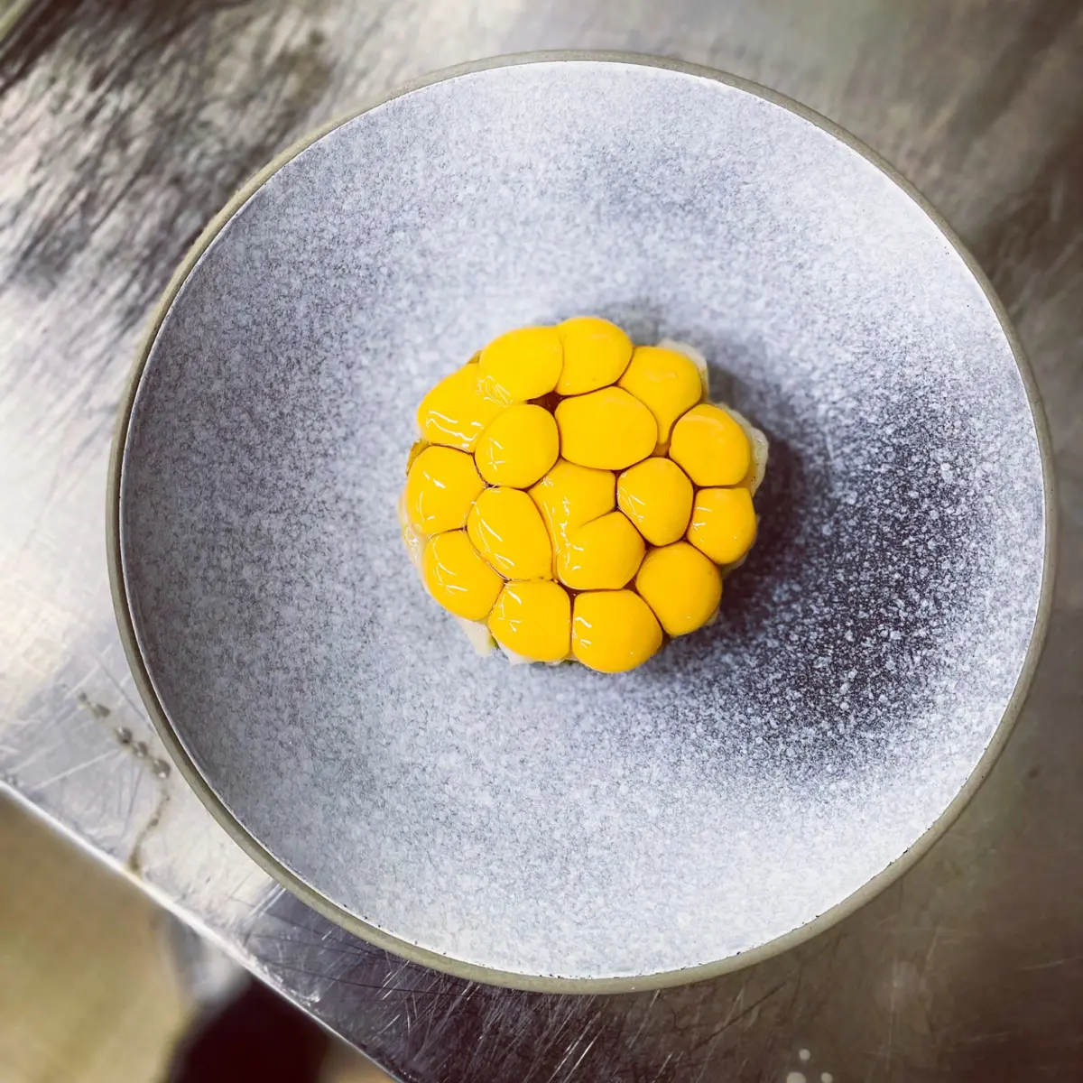 creation thumb for Pipián, scallops, persimmon
