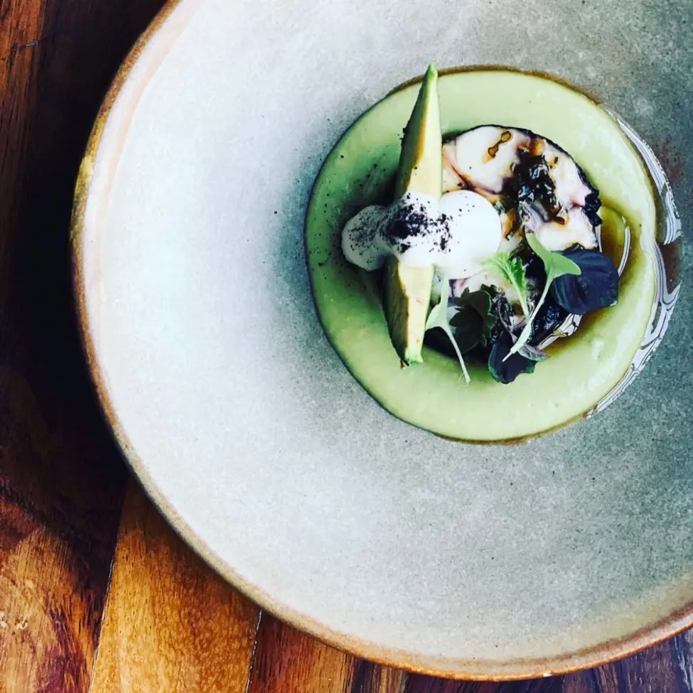 creation thumb for Octopus terrine, Sichuan hot oil, salsa verde, smoked alioli