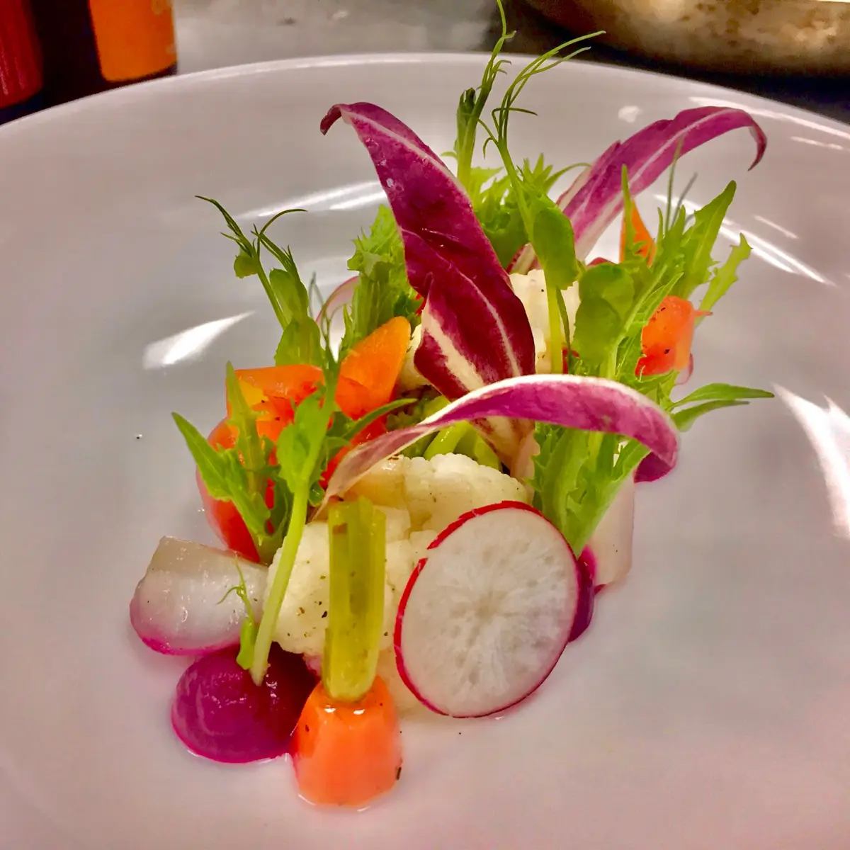 creation thumb for Salad with Beetroot Pesto