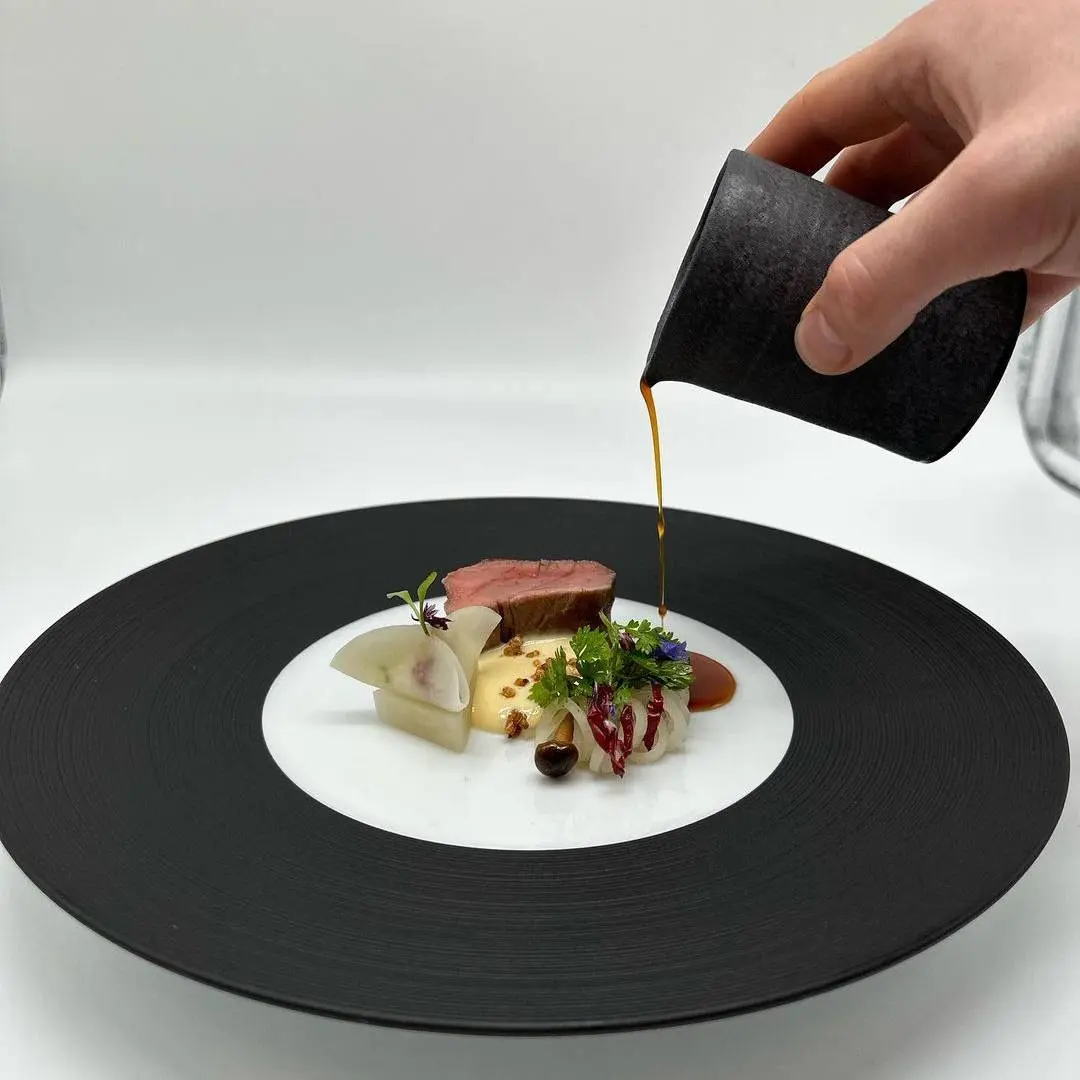 creation thumb for Iberico | Kohlrabi | Chervil | Hazelnut