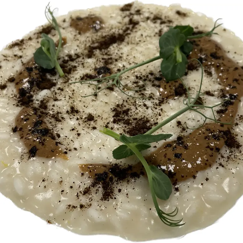 creation thumb for Cannellini risotto, mussels, burnt lemon