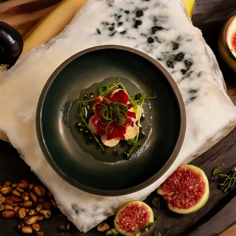 creation thumb for Ezine Cheese Cream and Roasted Beetroot