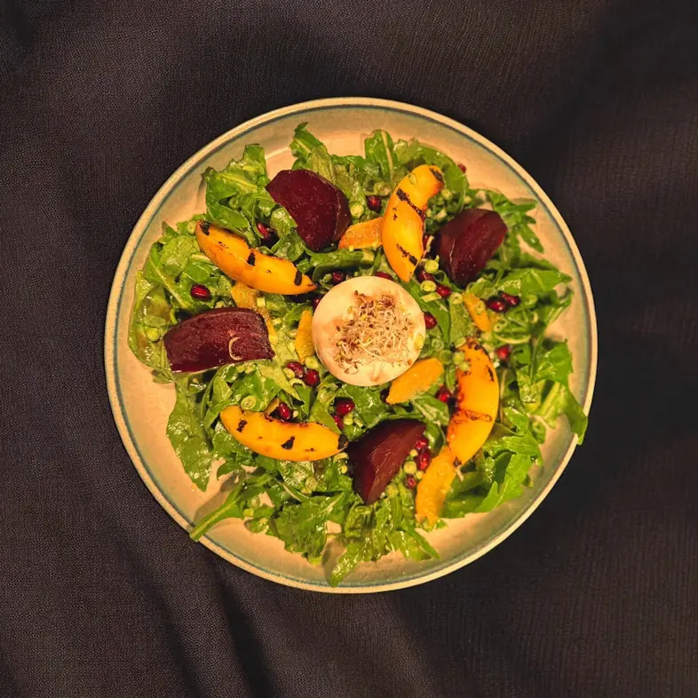 creation thumb for Caramelized Beetroot & Burrata Salad