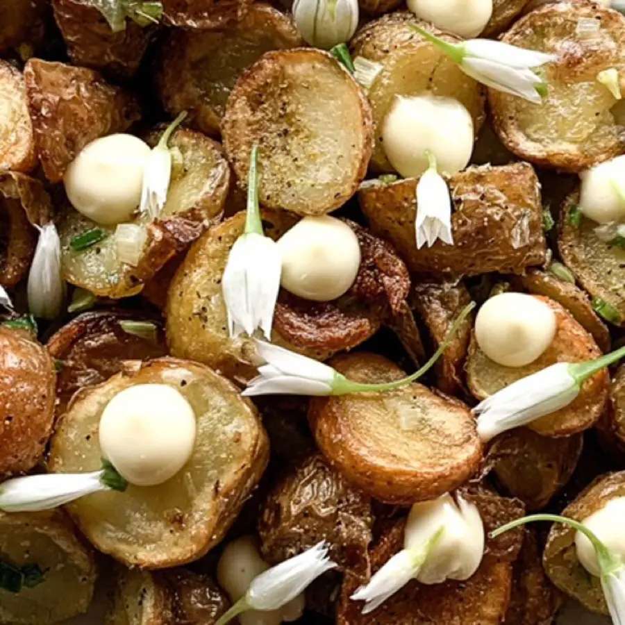 creation thumb for Finger Yukon, wild onion, kewpie mayo