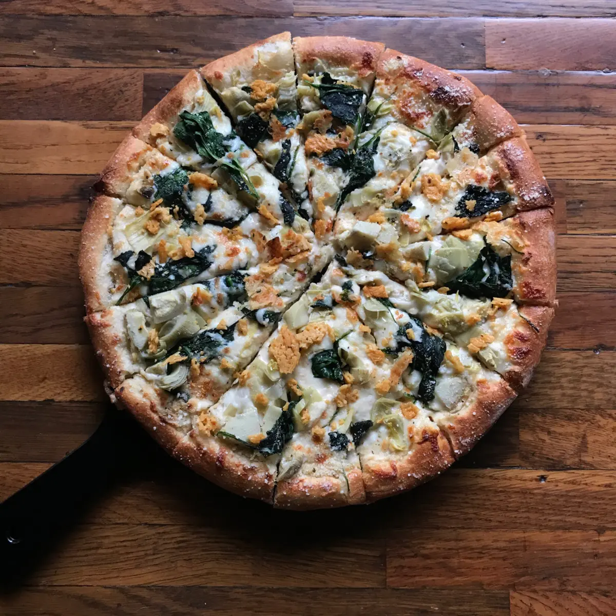 creation thumb for Pizza: Carciofi Spinaci