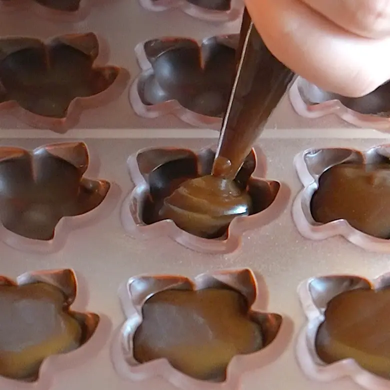 creation thumb for Spiced Milk Chocolate Caramel Filling for Bonbons