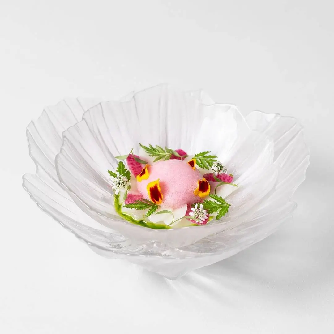 creation thumb for Tartare de flétan | Espuma d'Orange Sanguine