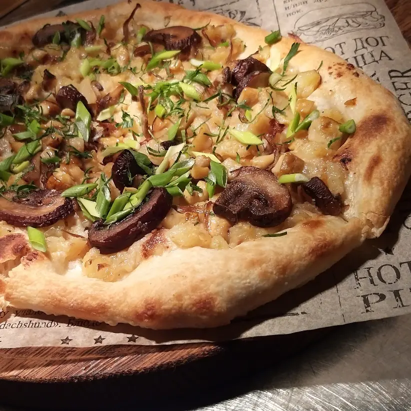 creation thumb for Focaccia con patate e funghi