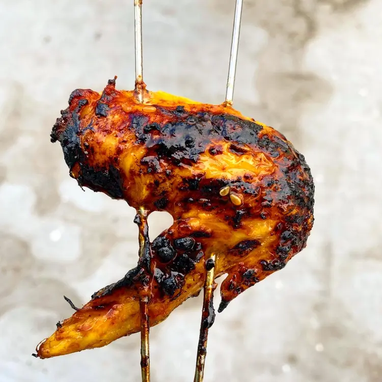 creation thumb for Roasted chicken wing at the robata grill