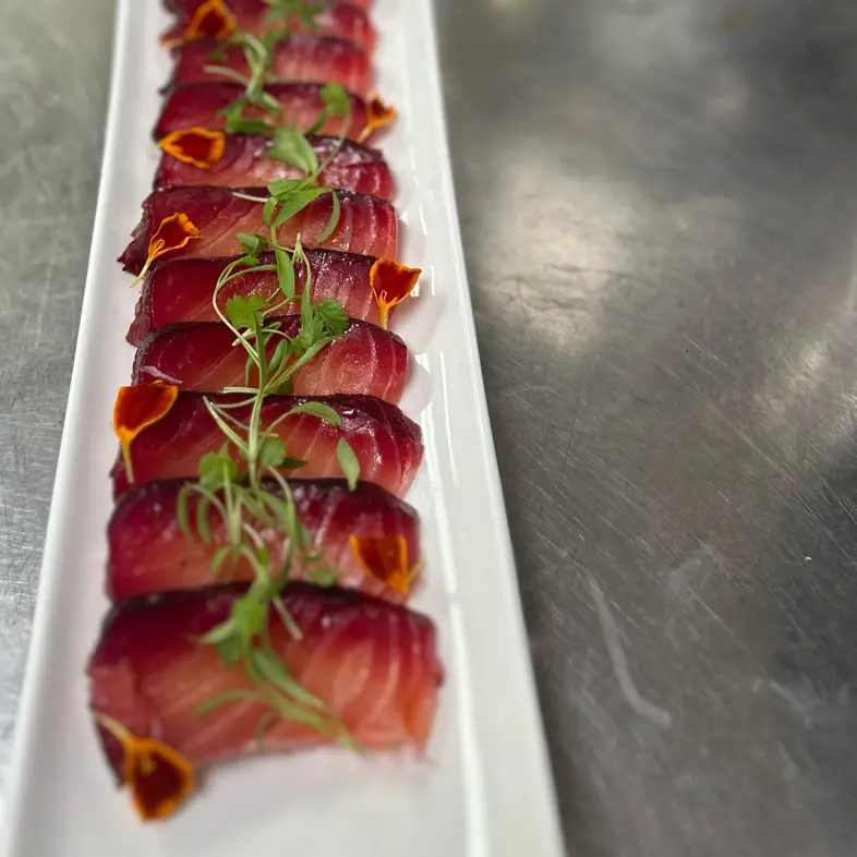 creation thumb for Beet Cured Salmon