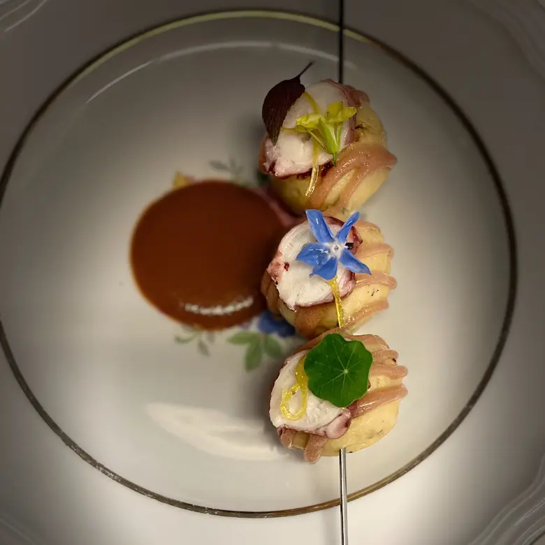 creation thumb for Octopus-stuffed grilled gnocchi