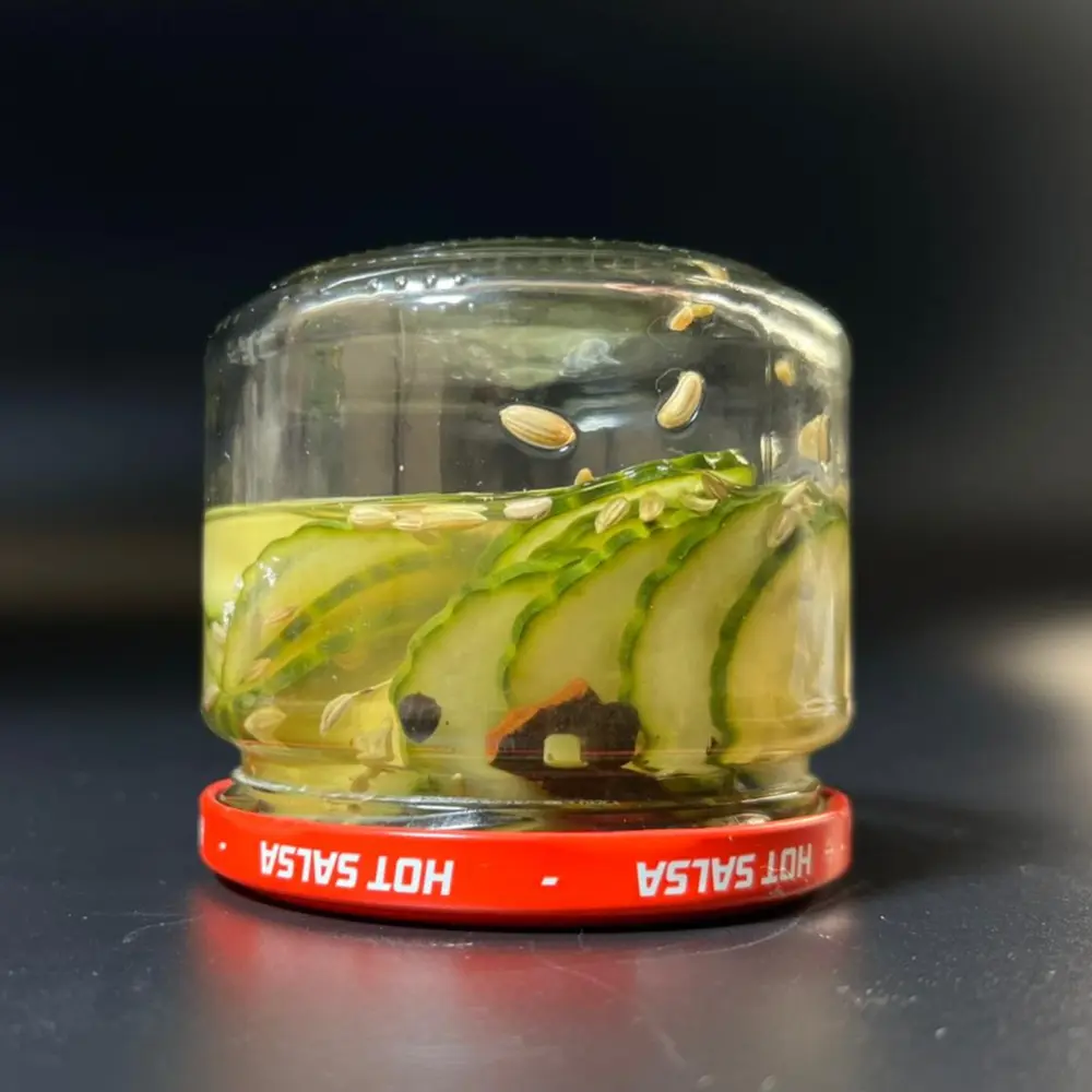 creation thumb for Spiced Pickled Cucumbers with Whole Spices