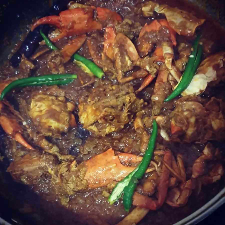 creation thumb for Mud crab curry