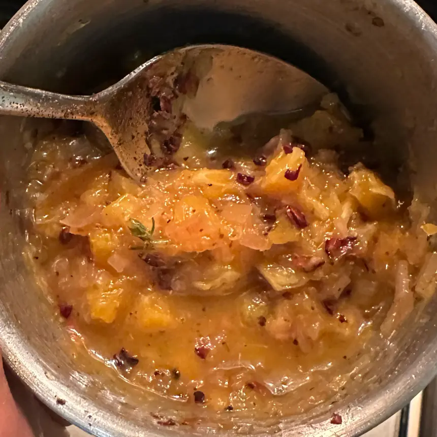 creation thumb for Orange and Cocoa Bean Chutney