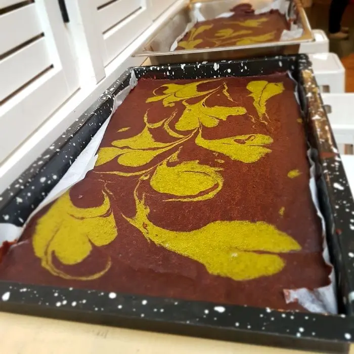 creation thumb for Matcha Brownies vegan