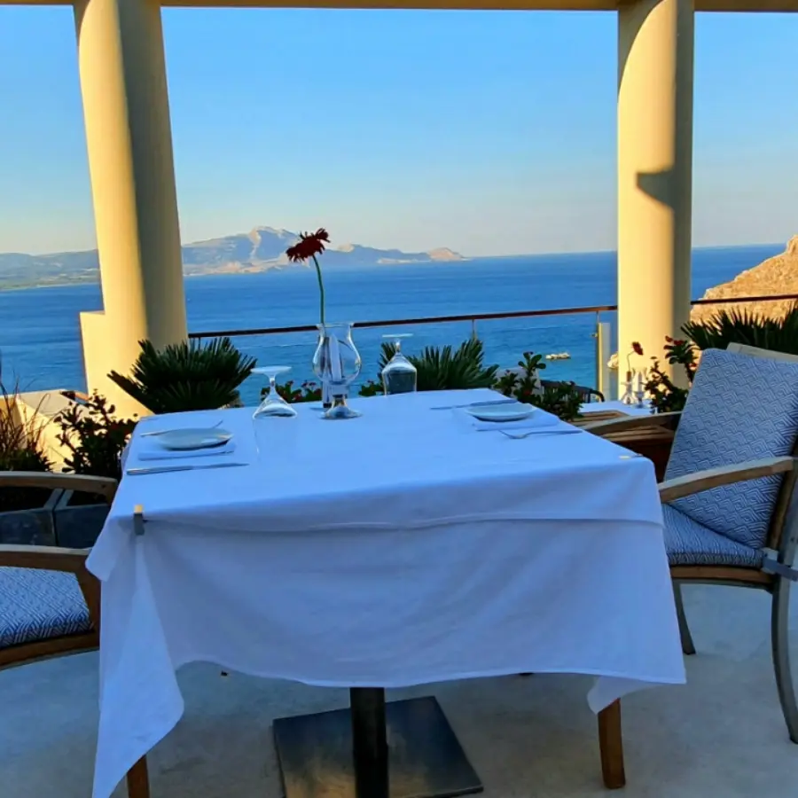 creation thumb for The view a gourmet restaurant must have.