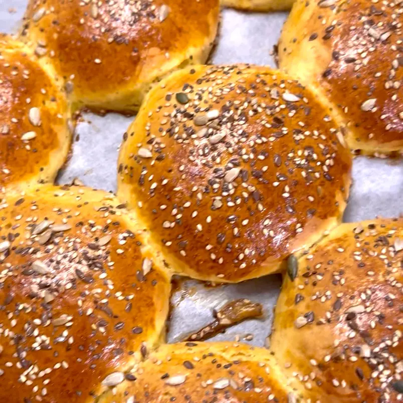 creation thumb for Fluffy Sweet Potato Buns 🍠