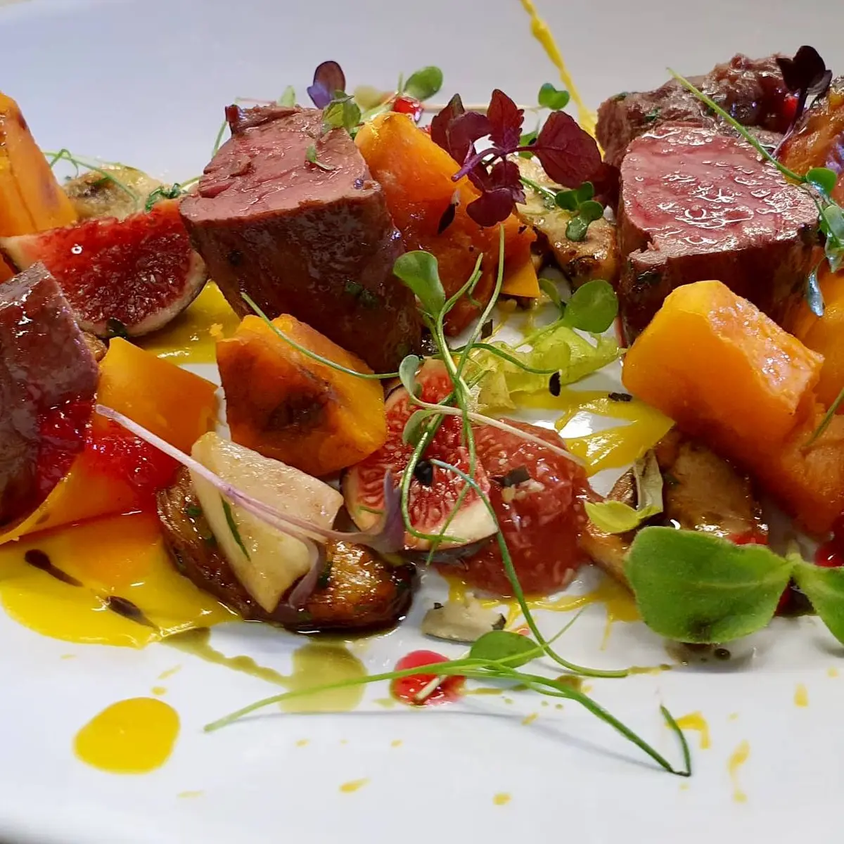 creation thumb for Venison fillet - pumpkin - fig