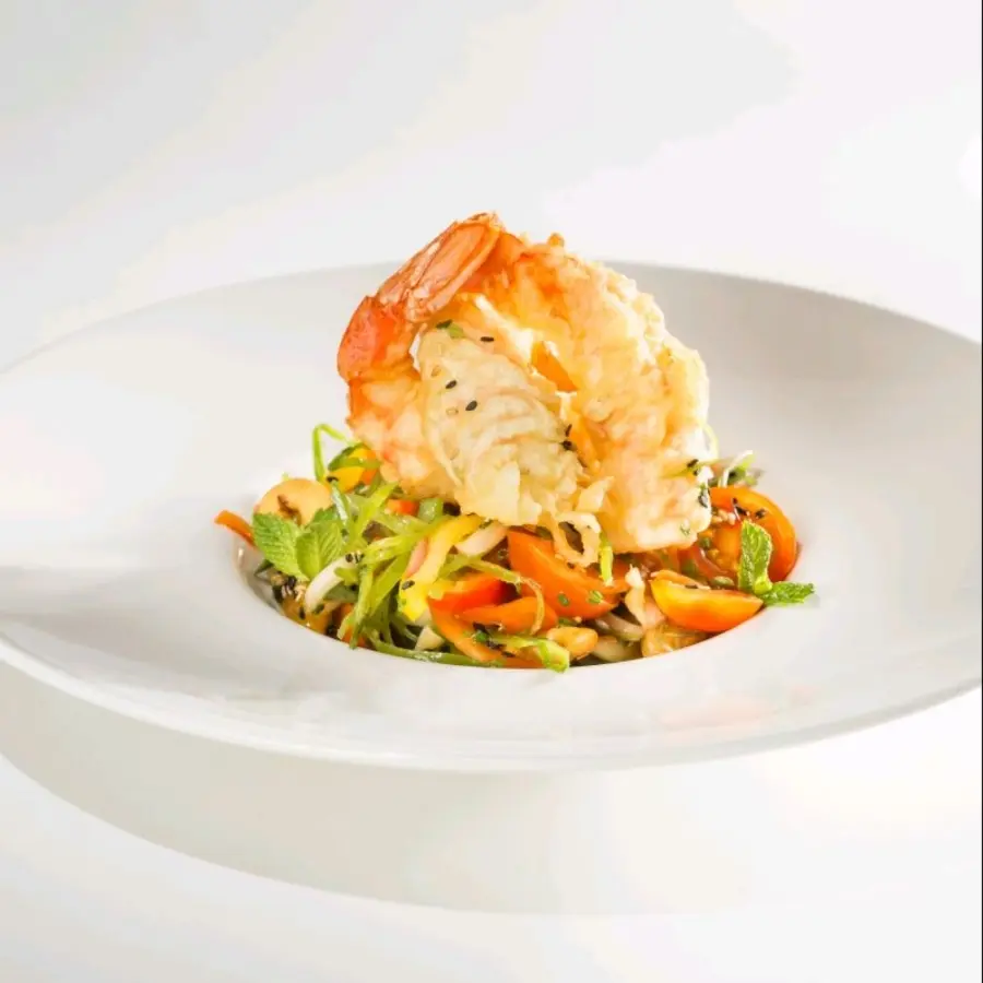 creation thumb for Thai salad with tempura prawns...